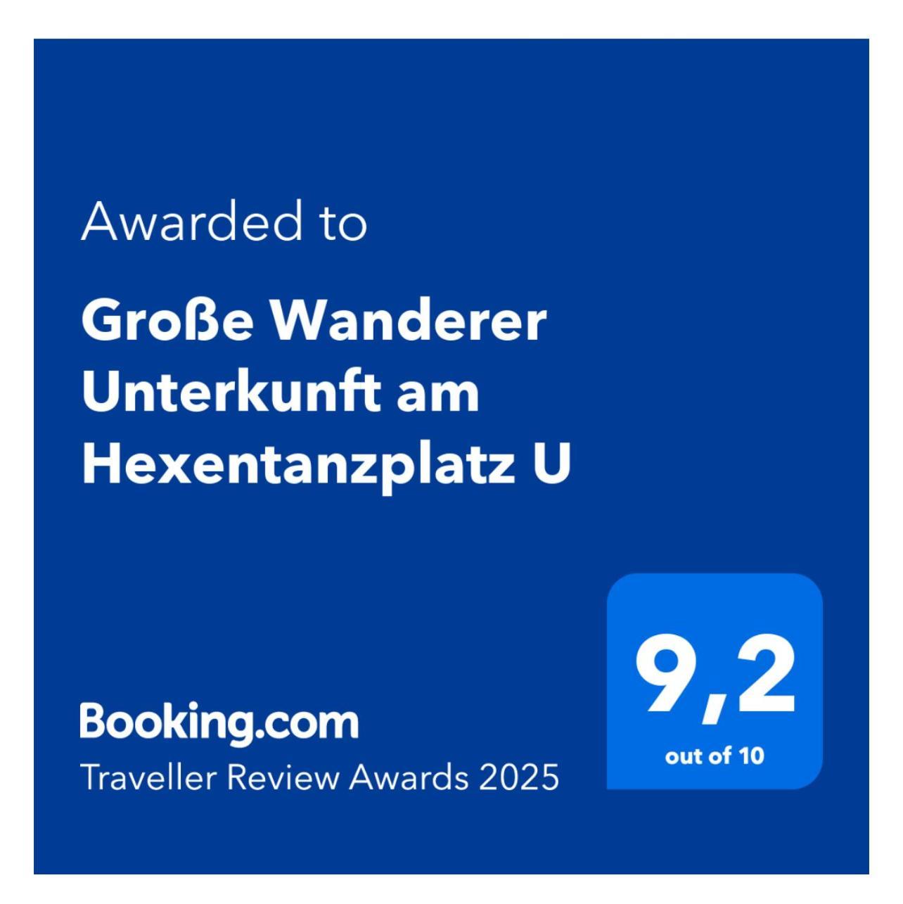 Grosse Wanderer Unterkunft Am Hexentanzplatz U Thale Eksteriør billede
